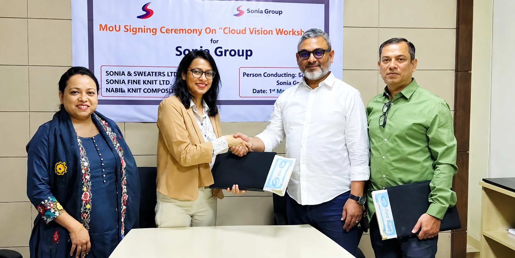 Sonia Group MoU signing ceremony